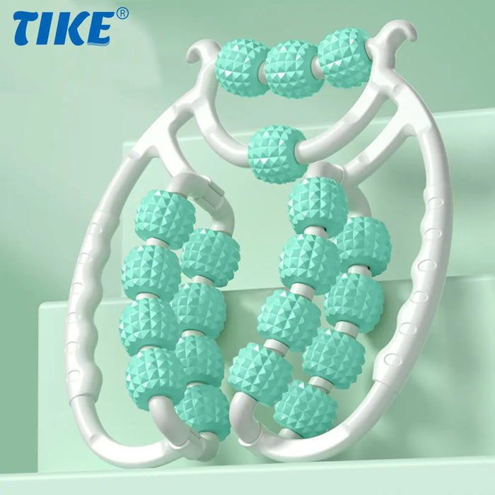 TIKE 360 Muscle Roller Massager for full body muscle relief and relaxation"
