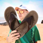 Men Flip Flops Beach Shoes EVA Slippers Sandals Man Outside Summer House Shoes Slide Male Flat Bathroom Shoes Big Size Clogs 46