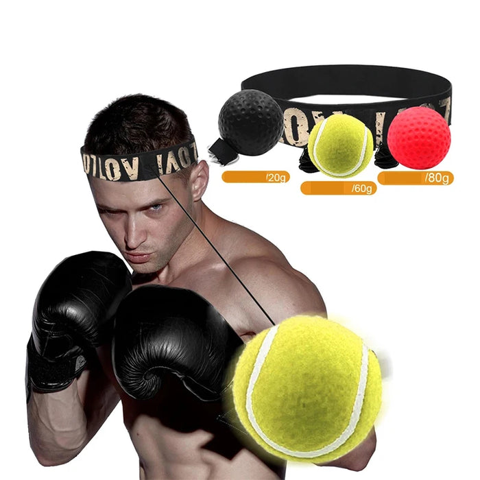 Boxing Speed Ball Head-mounted PU Punch ball MMA Sanda Training Hand Eye Reaction Home Sandbag Fitness Boxing Equipment