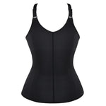 Zip And Hook Adjustable Straps Neoprene Corset Women Sweat Sauna Waist Trainer Vest Body Shapewear