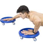 Unisex Abdominal Trainer Home Gym Muscle Training Workout Core Abdominal Plate Fitness Exercise Equipment Four Wheel Ab Roller