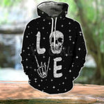 YX Girl Dragon Combo Hoodie + Legging Combo Outfit Yoga Falling In Love With Him 3D Printed Apparel