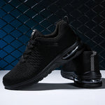 Black Comfortable Sports Shoes for Men Size 47 Atmospheric Air Cushion For Walk Shoes Sneakers Casual Running Shoes Footwear