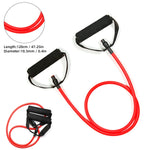 New 5 Levels Resistance Bands with Handles Training Exercise Tube Band Pull Rope Fitness Elastic Bands Workouts Strength Equipm