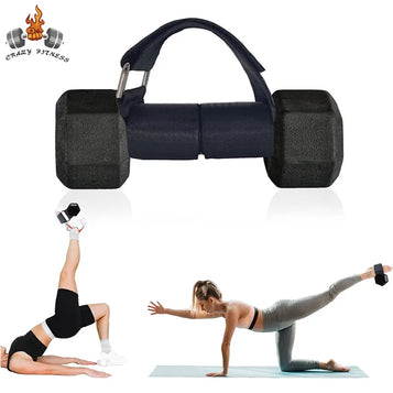 1/2pcs Dumbbell Ankle Strap Weight Lifting Foot Bands Tibialis Trainer Leg Muscle Strengthen Training Workout Fitness Equipment