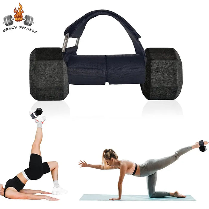 1/2pcs Dumbbell Ankle Strap Weight Lifting Foot Bands Tibialis Trainer Leg Muscle Strengthen Training Workout Fitness Equipment