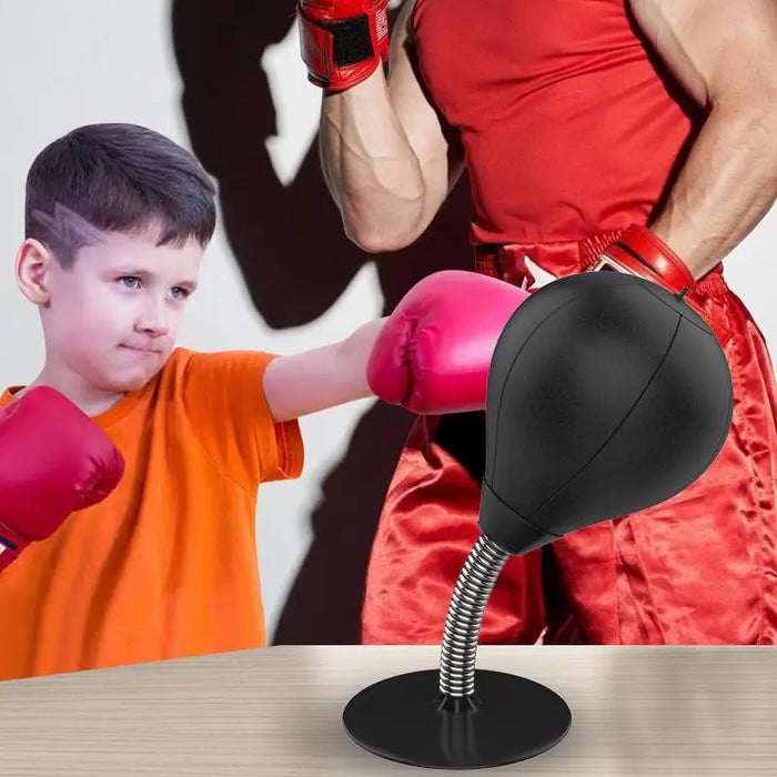 Fun punch Rage Bag Desktop Punching Bag Boxing Ball Stress Relief Fighting Speed Reflex Training Punch Ball boxing gloves