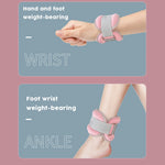 1 Pair 0.5KG Weight-bearing Sandbag for Wrist and Ankle Portable Fitness Strength Running Yoga Exercise Dancing Weight Load