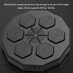 Smart Music Boxing Machine Electronic Wall Target Rechargeable Battery Bluetooth-Compatible for Boxing Agility Reaction Exercise