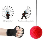 Boxing Reflex Speed Punch Ball Mma Sanda Boxer Raising Reaction Force Hand Eye Training Set Stress Gym Boxing Muay Thai Exercise