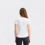 New Yoga Apparel Sports Tshirts Training Gym Short Sleeve Workout Top y2k Women Running T Shirt Summer Blouse Fitness Casual Tee