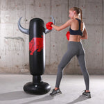 1.6M Inflatable Stress Punching Tower Bag Boxing Standing Water Base Training Pressure Relief Bounce Back Sandbag Punch Ball