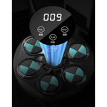 New LED Music Boxing Machine Bluetooth Smart Electronic Music Training Targets Wall Hanging Sandbag with Gloves for Kid Adults