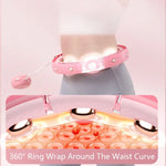 Massage Counting Sport Hoop Waist Weight Loose Adjustable Exercise Hoop Abdomen Trainer Belly Abdominal Home Fitness Equipment
