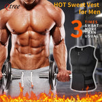 Qtree Sauna Sweat Jacket Men Compression Vest Body Shaper Tummy Control Waist Trainer Slimming Hot Neoprene Thermo Weight Loss