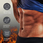 Slimming Waist Trainer Compression Body Men's Shirt Shapewear Sauna Shaper Enhancing Top Vest Tank Sweat Workout