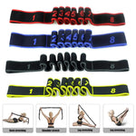 Yoga Pull Strap Belt Polyester Elastic Latin Dance Stretching Band Loop Yoga Pilates GYM Fitness Exercise Resistance Bands