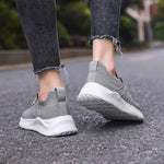 Damyuan Women Running Shoes Lightweight Anti-slip Female Sports Shoes Lace Up Fashion Tennis Footwear Lace Up Training Shoes