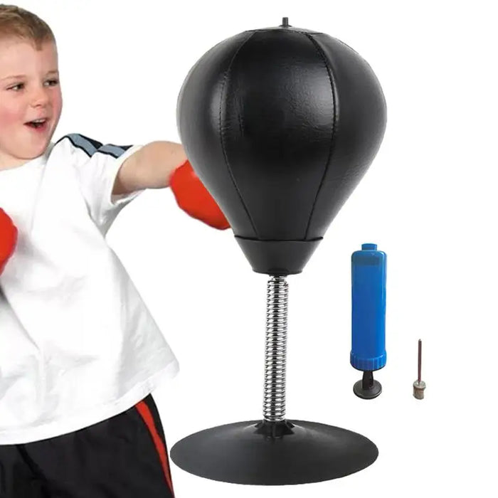 Fun punch Rage Bag Desktop Punching Bag Boxing Ball Stress Relief Fighting Speed Reflex Training Punch Ball boxing gloves