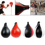 PU Leather Boxing Ball Punch Bag Hanging Mma Training Fitness Pear Shape