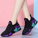 Fashion Womens Running Shoes Mesh Upper Breathable Outdoor Sports Shoe for Women Lightweight Casual Walking Footwears Lace-up