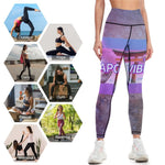 VAPOR VIBES Vaporwear Apparel Leggings for fitness Women's sports pants Womens Leggings