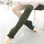 Ballet Apparel Leotard for Wool Silver Ribbed Design Gymnastics Tights Performance Yoga Apparel Socks