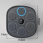 Music Boxing Machine Smart Boxing Trainer with Gloves Electronic Music Boxing Wall Target for Fitness Home Karate Sports Gym