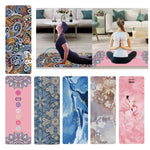 High Density Exercise Mat Suede Yoga Blanket Yoga Mat for Fitness Home Gym