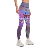 VAPOR VIBES Vaporwear Apparel Leggings for fitness Women's sports pants Womens Leggings