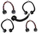 Bicep Tricep Rope Push Pull Down Cord Home Gym Accessories Workout Fitness Exercise Equipment Single/Double Head 35cm/70cm/90cm