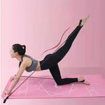 Portable Yoga Pilates Fitness Sport Home Exercise Stick Resistance Bands Body Building Puller Rope Equipment Exerciser Gym Kit