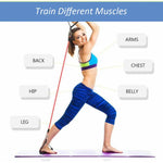11Pcs/Set Resistance Bands Home Strength Training Pull Rope Yoga Tension band