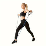 New 5 Levels Resistance Bands with Handles Training Exercise Tube Band Pull Rope Fitness Elastic Bands Workouts Strength Equipm