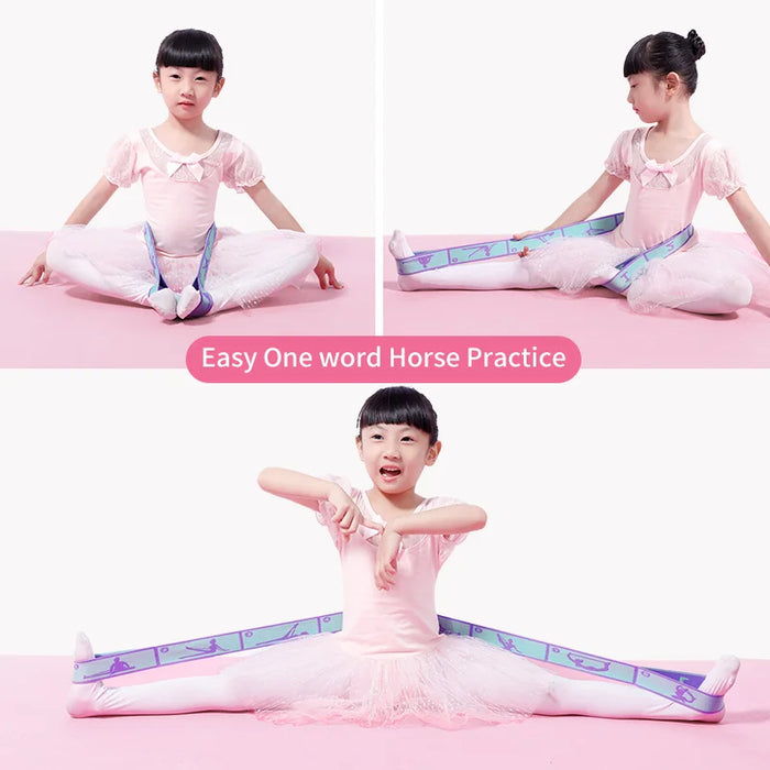 Upgrade the Pattern Guide Digital Elastic Band Dance Elastic Band Split Pull Leg Movement Aid Children Latin Dance Practice