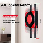 Boxing Punch Target PU Leather Boxing Training Sandbag Adjustable Height Punching Bag Wall Punching Pad for Fitness Taekwondo
