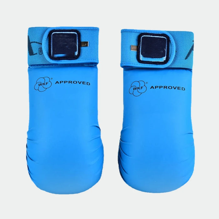 Karate Gloves Hand Guard Thickened PU Wear-Resistant Professional Karate Hand Gloves Adult Children Training Boxing Gloves