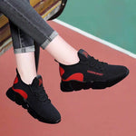 Fashion Womens Running Shoes Mesh Upper Breathable Outdoor Sports Shoe for Women Lightweight Casual Walking Footwears Lace-up