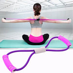 Figure 8 pull rope With open shoulder and back shaping chest expander yoga pilates assist stretch figure 8 pull rope