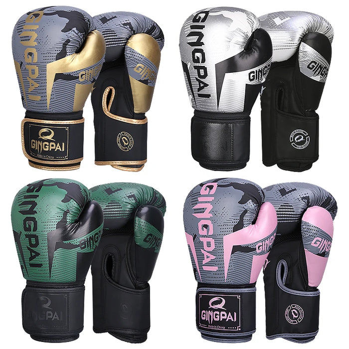 Kick Boxing Gloves for Men Women PU Karate Muay Thai Guantes De Boxeo Free Fight MMA Sanda Training Adults Kids Equipment