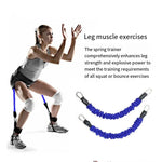 Basketball Jumping Training Equipment Leg Muscle Strength Tensioner Spring Pull Rope Latex Fitness Equipment
