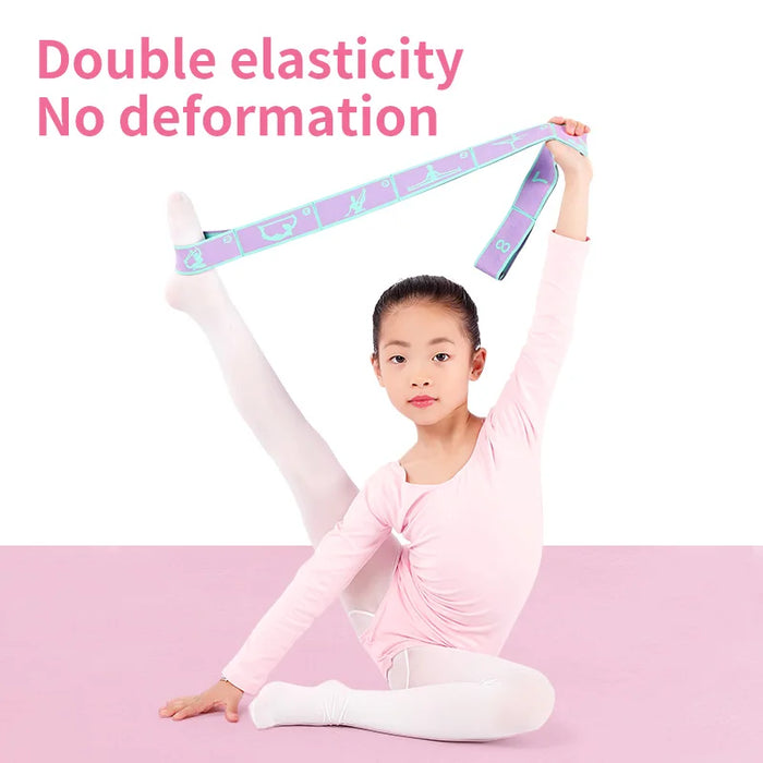 Upgrade the Pattern Guide Digital Elastic Band Dance Elastic Band Split Pull Leg Movement Aid Children Latin Dance Practice