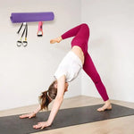 Wall Mounted Yoga Mat Storage Rack Exercise Mat Wall Hanger Home Yoga Mat Holder