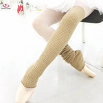 Ballet Apparel Leotard for Wool Silver Ribbed Design Gymnastics Tights Performance Yoga Apparel Socks