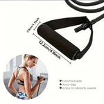 New 5 Levels Resistance Bands with Handles Training Exercise Tube Band Pull Rope Fitness Elastic Bands Workouts Strength Equipm