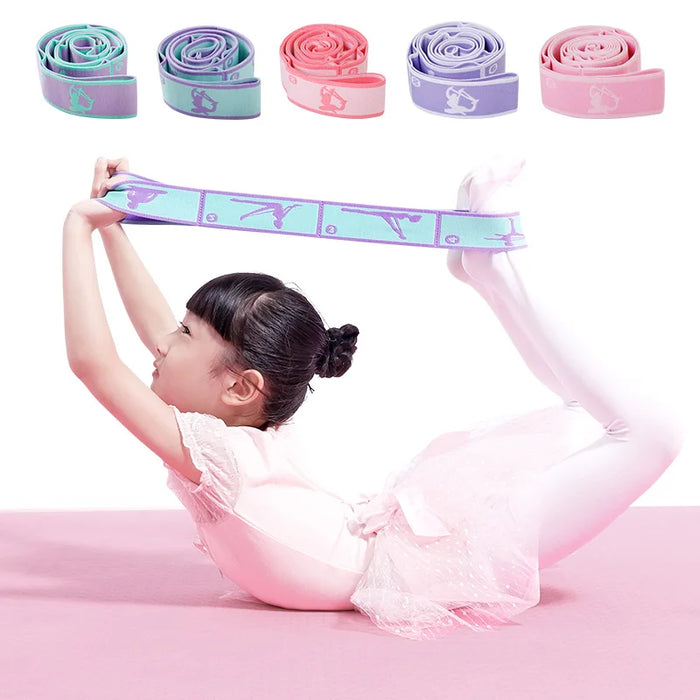 Upgrade the Pattern Guide Digital Elastic Band Dance Elastic Band Split Pull Leg Movement Aid Children Latin Dance Practice