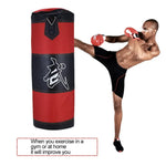 70cm sandbag EMPTY Training Fitness MMA Boxing Bag Hook Hanging Kick Fight Bag Sand Punch Punching Bag Sandbag