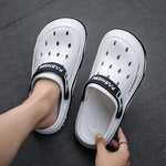 Eva New Hole Shoes Men Garden Shoes Summer Cartoon Home Slippers Comfort Men Clogs Outdoor Not Slip Platform Beach Sandals
