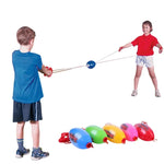 Children Outdoor Interactive Pulling Elastic Speed Balls Fun Collision Sensory Training Sport Games Toy For Kids Adults Gift