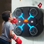 Smart Music Boxing Machine Boxing Target LED Lighted Music Boxing Training Wall Mounted BT Link Electronic Boxing Wall Target